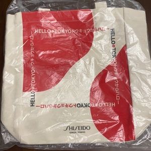 SHISEIDO CANVAS BAG TOTE NEW